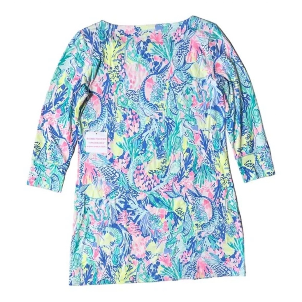 NWT Lilly Pulitzer UPF 50+ Sophie Mermaid Cove Dress - Picture 5 of 10